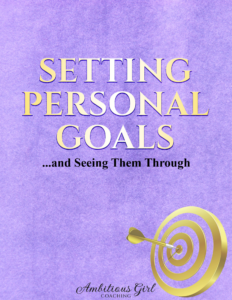 setting personal goals book cover